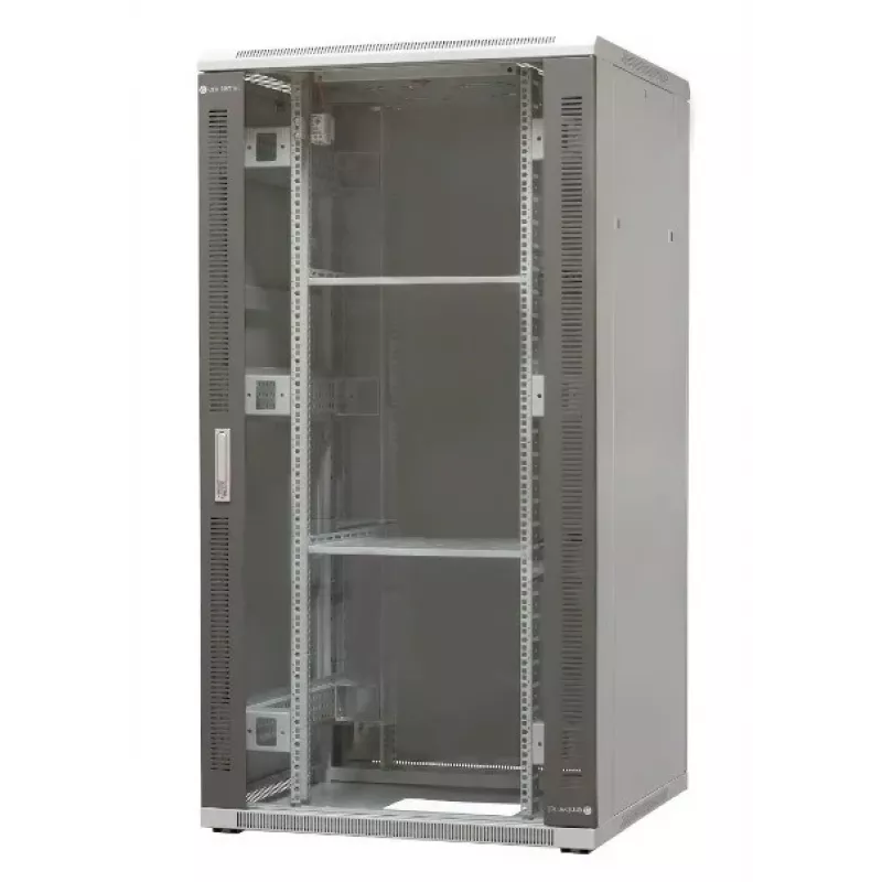 EmiterNet Top wolnostojąca szafa ramowa 32U 800x800x1540mm drzwi przednie blacha szkło EM/SH05D-8832