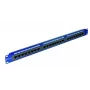 EMITERNET 19 inch 24-portowy panel krosowy Cat.6 UTP ze zintegrowaną półką, 1U, niebieski DCN/PPFA-951K-248-C6