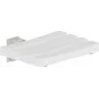 DEANTE NIL_651A Składane Siedzisko Prysznicowe Ścienne, Biały Plastik ABS, Rama Aluminiowa, Nośność 150 kg