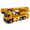 LEAN TOYS 1:12 Zdalnie sterowana ciężarówka z dźwigiem - metalowa kabina, światła, dźwięki, 8-kanałowy pilot 2,4GHz
