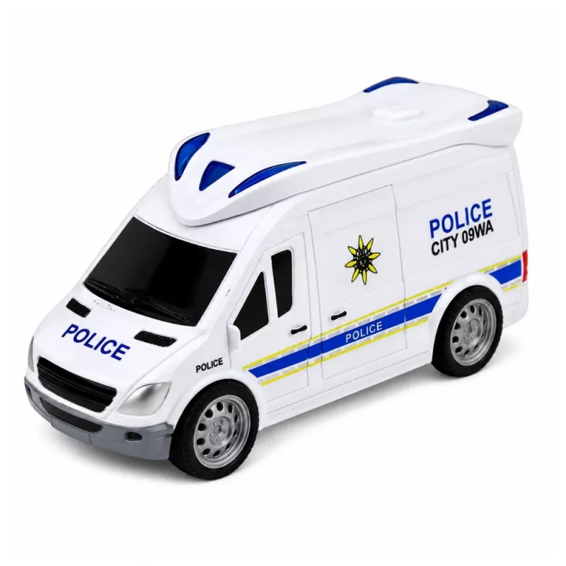 LEAN TOYS Komisariat Policji z Garażem, 2 Samochody, Helikopter, Krótkofalówka, Światła i Dźwięki | 31588