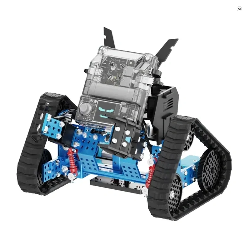 xTool mBot2 Rover Robot Kit | CyberPi ESP32-WROOM-32E | Robot do kodowania STEM z czujnikami, Wi-Fi, Bluetooth 5.0, Python i mBlock | Wiek 8+