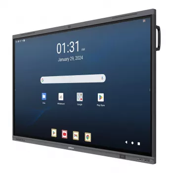 Dahua DHI-LPH65-MC480-U 65 inch 4K interaktywny wyświetlacz dotykowy z Android 13, certyfikat EDLA, 40-punktowy dotyk IR, kamera 48MP, 8-mikrofonowa matryca, Wi-Fi 6, 8GB RAM, 128GB pamięci
