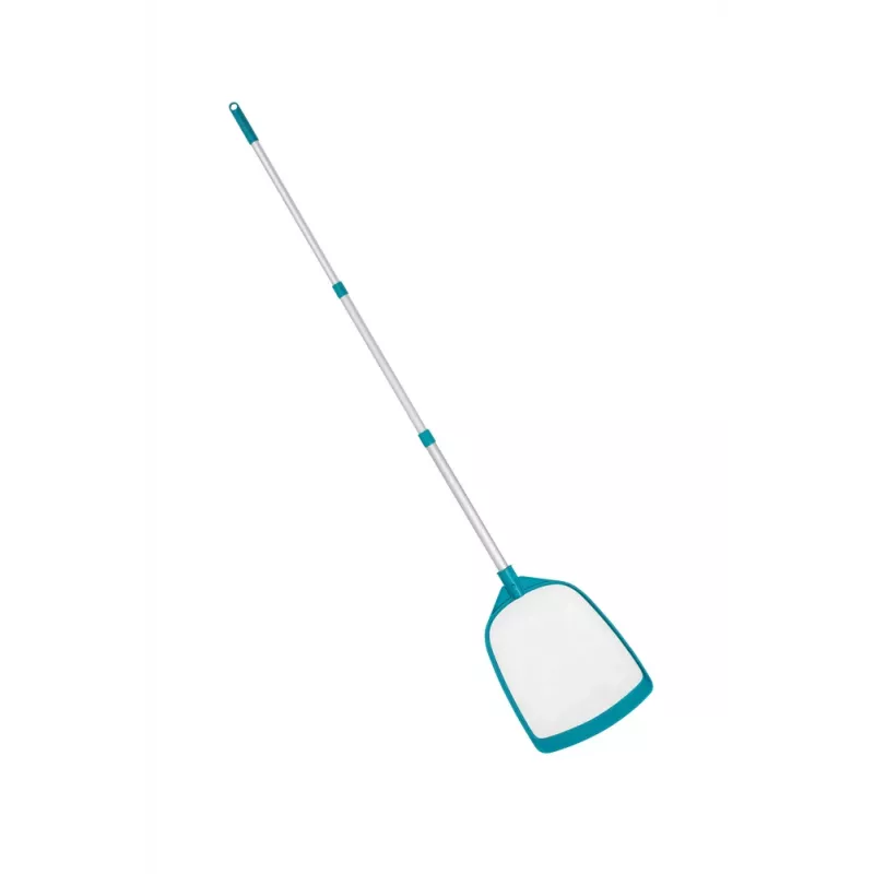 Zestaw do czyszczenia basenu Bestway Flowclear AquaClean z siatką do zbierania zanieczyszczeń, głowicą odkurzającą i 163 cm aluminiowym drążkiem