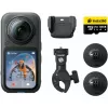 Insta360 X6 kamera sportowa 360°, zestaw motocyklowy, 8K, czarna