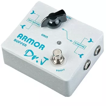JOYO DR.J D57 Armor Buffer – przezroczysty analogowy bufor sygnału do gitary, wejście 1M Ohm, wyjście 100 Ohm, mini obudowa aluminiowa