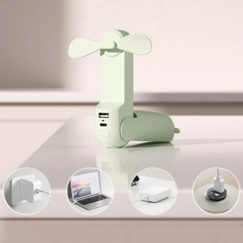 Jisulife Handventilator 8 – zielony