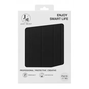JUST MUST JM Etui na iPad Air 11'' (M3) Czarne