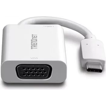 Adapter TRENDnet TUC-VGA2 USB-C na VGA – 1920x1200 @ 60Hz, czarny