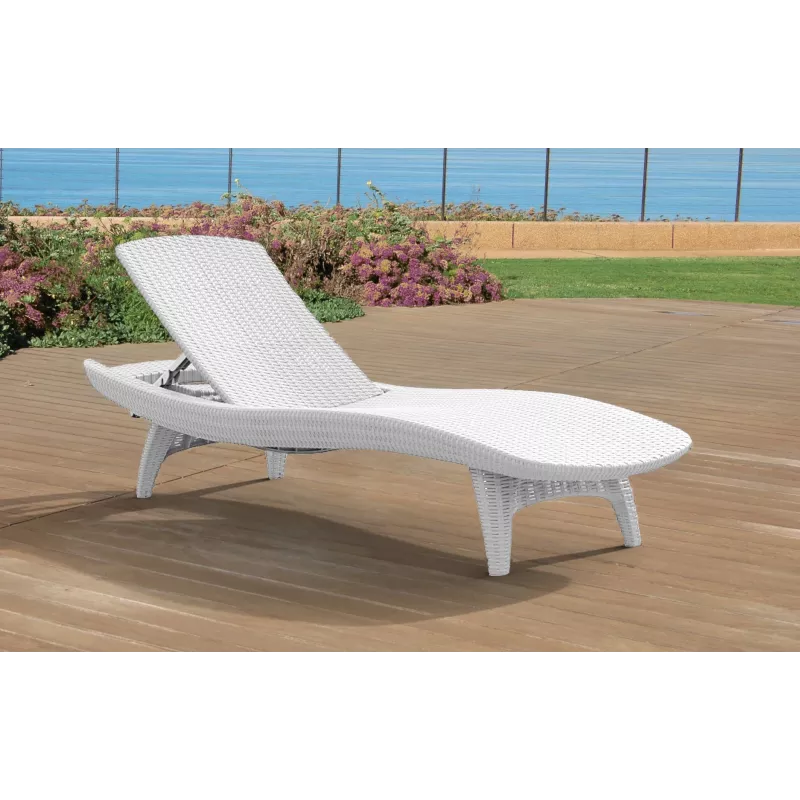Leżak KETER Pacific White 29195066450