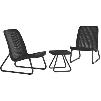KETER Zestaw mebli ogrodowych Rio Patio Set szary