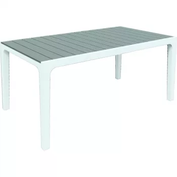 Keter Harmony Stół ogrodowy White/Light Grey 29201231