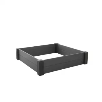 KETER Obrzeże do modułowej kwadratowej rabaty Vista Modular 122x122x27cm szare