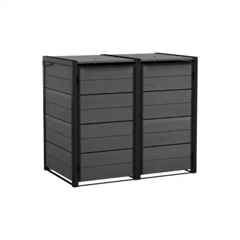 KETER Pojemnik na odpady 2x240L schowek Hide Away szary