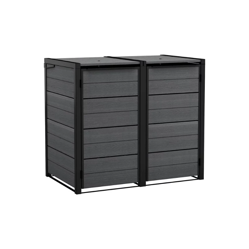 KETER Pojemnik na odpady 2x240L schowek Hide Away szary