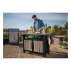 Stół grillowy KETER Grill table Deco Unity XL 207L ash wood tone