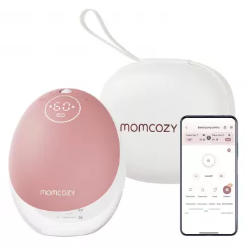 Momcozy - M9 Bezprzewodowy laktator elektryczny - Czerwony