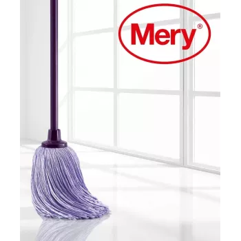 MERY Wymienna głowica szczotki z mikrofibry La Original 22cm 168gr z uchwytem szczotki 140cm
