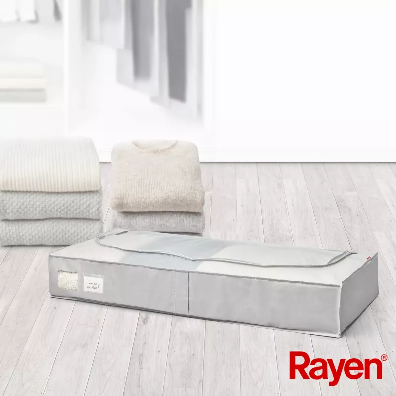 RAYEN Premium pudełko na ubrania szare 103x16x45cm