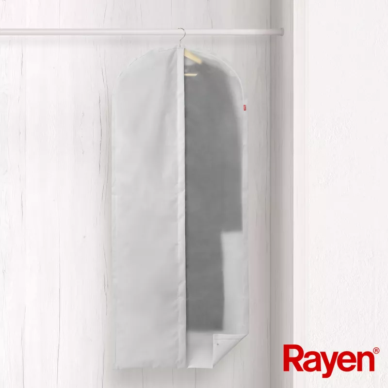 Pokrowiec na ubrania RAYEN Garment bag L Premium szary 60x150cm