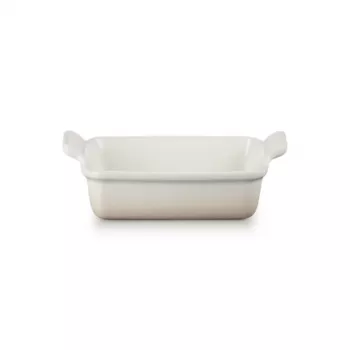 Le Creuset Prostokątne Naczynie Żaroodporne Heritage 19x14cm / 1,1L białe