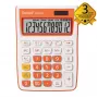 Kalkulator półbiurkowy REBELL RE-SDC912OR BX, 12-cyfrowy LCD, zasilanie dwusystemowe, czarno-srebrny