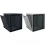 CANOVATE 19-calowa szafa ścienna SOHO 9U 540*550, flatpack, czarna