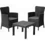 KETER Zestaw mebli ogrodowych Salvador Balcony Set szary