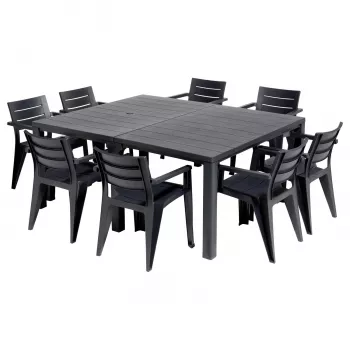 KETER Stół ogrodowy Julie Double Table (2 konfiguracje) szary