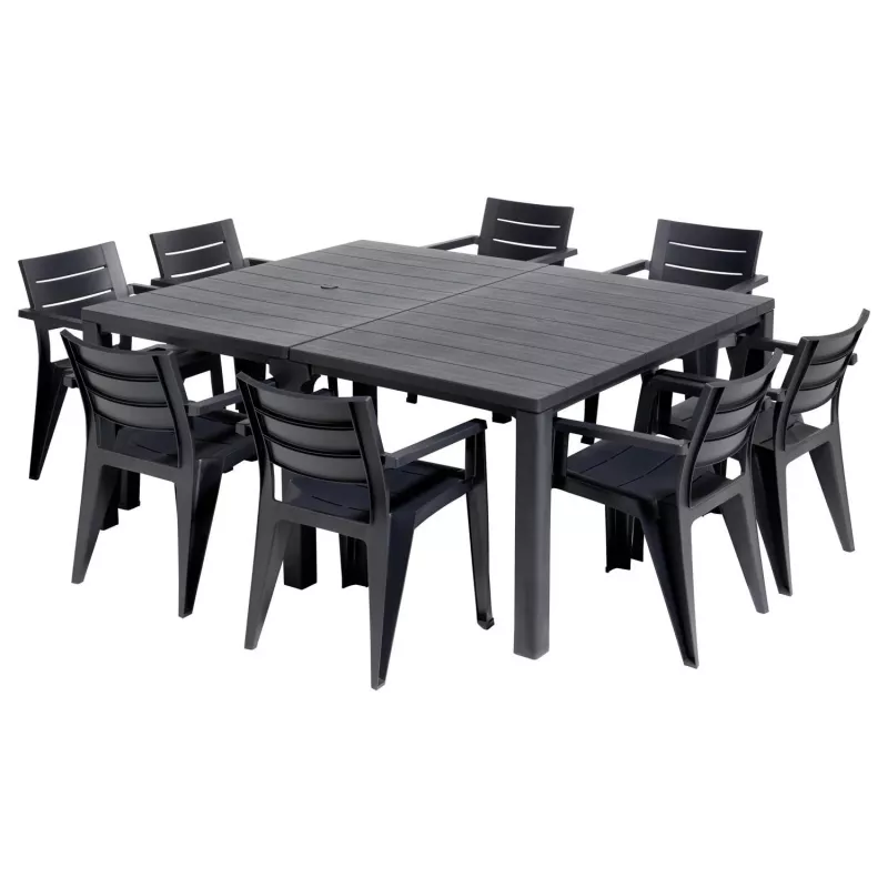 KETER Stół ogrodowy Julie Double Table (2 konfiguracje) szary