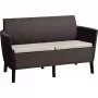 KETER Salemo Sofa 2-osobowa brązowa