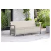 KETER Sofa ogrodowa trzyosobowa Scandi Linea 3 Seater Sofa pebble gray/light beige