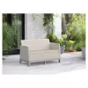 KETER Sofa ogrodowa dwuosobowa Scandi Form 2 Seater Sofa pebble gray/light beige