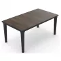 Keter Futura Stół Ogrodowy Jadalniany Deco Grafitowy/Orzech 29216482533