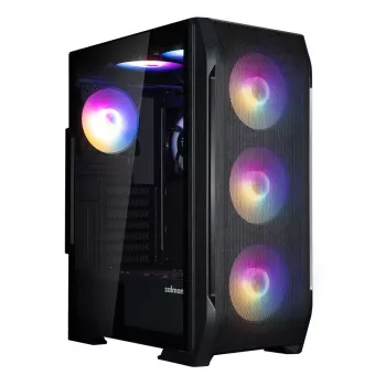 Obudowa komputerowa Zalman N7 PLUS V2 ATX Mid Tower, 7 wentylatorów ARGB 120mm, hartowane szkło, czarna