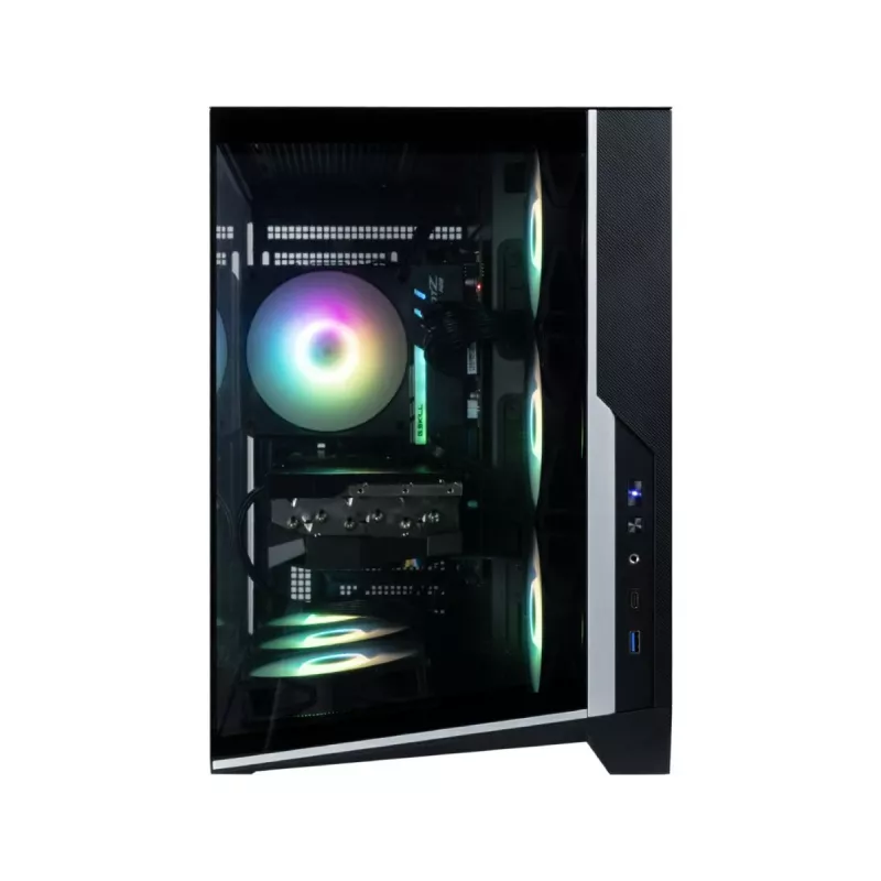 Zalman D40, obudowa komputerowa ATX Mid Tower, 7 wentylatorów ARGB 120mm, czarna