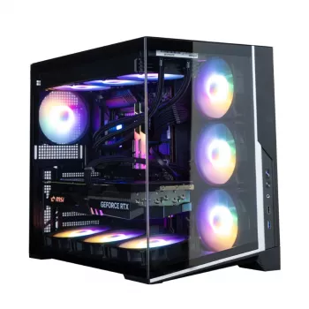 Zalman D40F, obudowa ATX Mid Tower, 7 wentylatorów FRGB 120mm, czarna