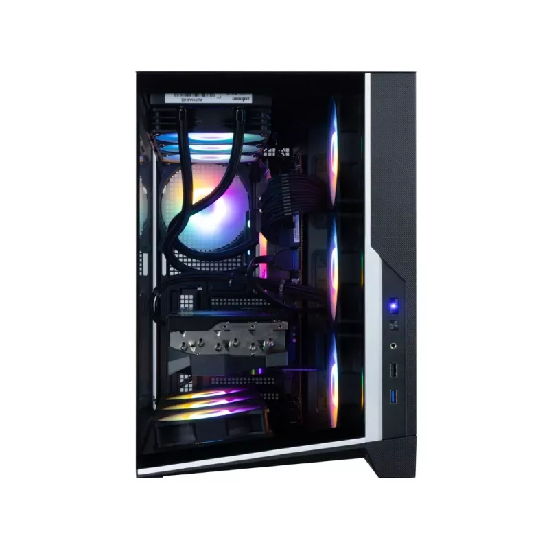 Zalman D40F, obudowa ATX Mid Tower, 7 wentylatorów FRGB 120mm, czarna
