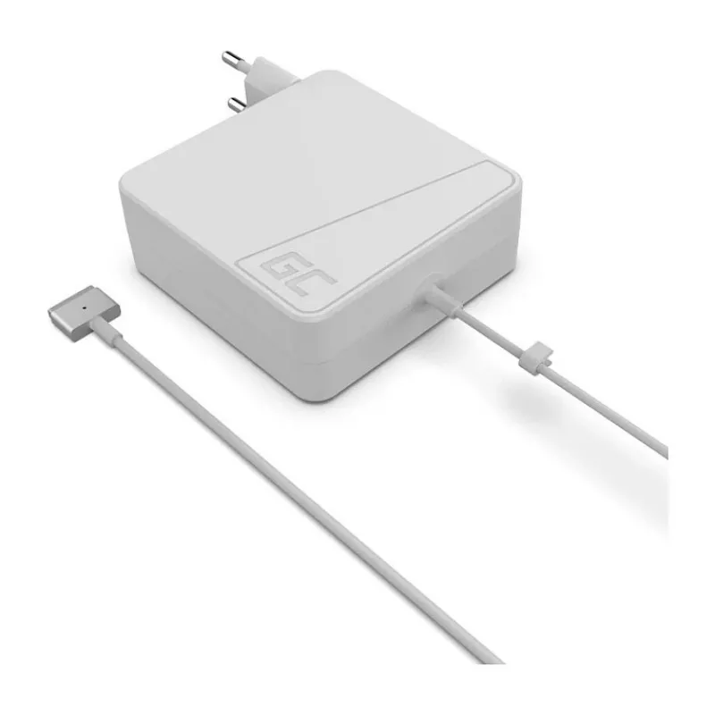 GREENCELL N Zasilacz sieciowy Green Cell do Macbook 60W Magsafe 2 Biały