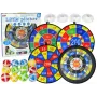 LEAN TOYS Zestaw do gry w rzutki 36 cm Tarcza z piłeczkami na rzepy