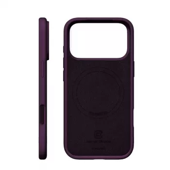 Crong Color Cover Magnetic - Etui MagSafe iPhone 18 Pro / 17 Pro (śliwkowy)