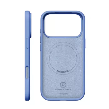 Crong Color Cover Magnetic - Etui MagSafe iPhone 18 Pro / 17 Pro (niebieski)