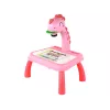 LEAN TOYS Projektor Tablicowy do Nauki Rysowania Różowy Dinozaur