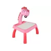 LEAN TOYS Projektor Tablicowy do Nauki Rysowania Różowy Dinozaur