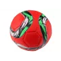 LEAN TOYS Czerwona duża piłka nożna 24 cm rozmiar 5