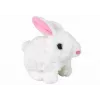 LEAN TOYS Chodzący Króliczek Interaktywna Zabawka Krótka Sierść Biały