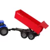 LEAN TOYS Traktor z przyczepą pojazd rolniczy farma niebieski