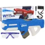 LEAN TOYS Duży niebieski pistolet na wodę 750ml z okularami ochronnymi
