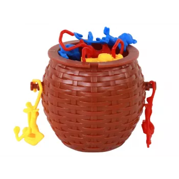 LEAN TOYS Koszyk Małp Spadające Małpy Gra Zręcznościowa