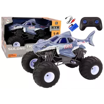 LEAN TOYS Duży zdalnie sterowany samochód terenowy 2.4G RC 1:6 Shark